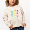 The Juniper Shop Three Skeletons Dancing Neon Toddler Sweatshirt - 3 of 4