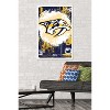 Trends International NHL Nashville Predators - Maximalist Logo 23 Framed Wall Poster Prints - 2 of 4