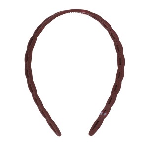 Unique Bargains Women's Classic Elegant Frosted Chain Hairband 5.51"x4.72" 1 Pc - 1 of 4