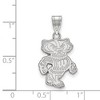 Black Bow Jewelry 14k White Gold Wisconsin Badgers NCAA Large Pendant - 2 of 3