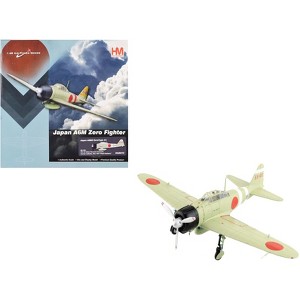 Mitsubishi A6M2 ZeroType 21 Fighter Aircraft Imperial Japanese Navy Service Air Power Series 1/48 Diecast Model by Hobby Master - 1 of 4