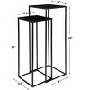Uttermost Coreene Nesting Pedestal Tables, Set of 2 - 3 of 4