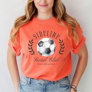 Simply Sage Market Sideline Social Club Garment Dyed Tee - 1 of 4