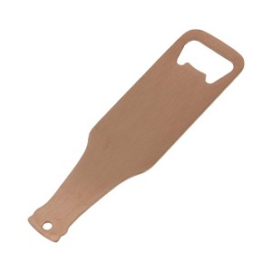 Unique Bargains Bottle Opener Bottle-Shaped Wine Opener Hand Wash Only Stainless Steel 1.3"x4.72" 1Pcs - 1 of 4