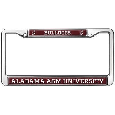 Alabama A&M University Bulldogs Full Size Standard License Plate Metal Frame