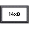 PosterPalooza | Photo Size Linear Black Picture Frame - UV Acrylic, Foam Board Backing, Hanging Hardware - 2 of 4
