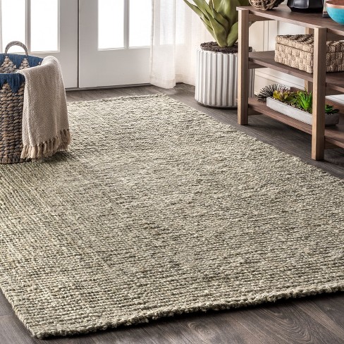 Daniela Farmhouse Chunky Jute Area Rug