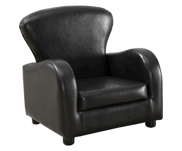 Kids Leather Juvenile Club Chair - Brown - EveryRoom