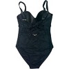 Betsey Johnson Womens' One-Piece V-Neck, Bandeau or Underwire Swimsuits - 2 of 4