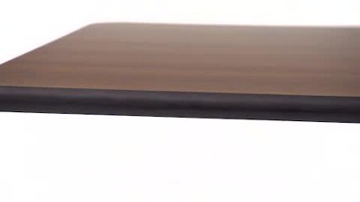 60" Black and Mahogany Reversible Laminate Table Top