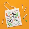 Halloween Craft Trick or Treat Bag Coloring Kit - Mondo Llama™ - 2 of 4