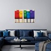 Rainbow Cats by Daniel Patrick Kessler Unframed Wall Canvas - iCanvas - 2 of 3