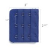 INSPIRE CHIC Women's Underwear Adjustable Bra Strap Extender 3 Rows 3 Hooks 10 Pcs - 3 of 4