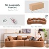 KTMBDW Luxury Modern Tight Curved Chenille Sofa, Minimalist Style Comfy Couch for Living Room Apartment, 4 Seater Modular Sectional - 4 of 4