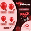 KatchOn, Red Latex Balloon Arch Kit - 18 Inch, Pack of 120, Red Birthday Decorations |Valentines Decorations - 4 of 4