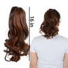 Alilang Claw Clip Curly Ponytail Extension 9 Inch Long Curly Wavy Hairpiece  Synthetic Clip-In Ponytail for Women Daily Wear - 2 of 4