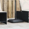 vidaXL Umbrella Base Black PE (Polyethylene) and concrete 59.5 lb - 2 of 4