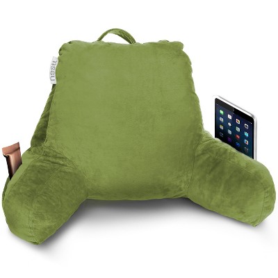 Nestl Memory Foam Reading Pillow, Reading & Bed Rest Pillow, Back Pillow with Pockets