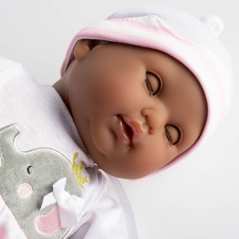 JC Toys Berenguer Boutique - 10 Piece Gift Set with Pink 15&#34; Realistic Soft Body Baby Doll - Open/Close Brown Eyes, 6 of 10