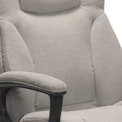 Gray Microfiber High-Back Executive Swivel Office Chair