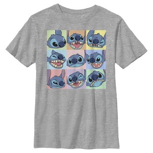 Boy's Lilo & Stitch Facial Expressions of Stitch T-Shirt - 1 of 4