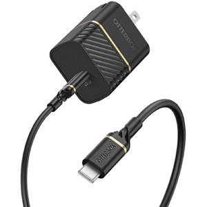 OtterBox USB-C to USB-C Fast Charge Wall Charging Kit (30W) (78-80221) Black Shimmer - 1 of 4
