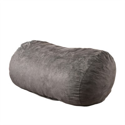 OUTSUPPLY Cylindrical Bean Bag Chair, Removable Washable Cover, High-Density Foam Filled, Modern Home Decor