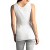 Women's Linen Frayed Neckline Tank Top - TEMPO PARIS - 2 of 3