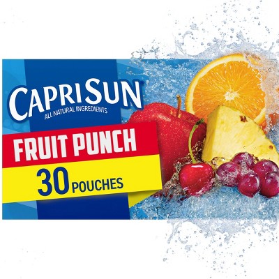 Capri Sun Fruit Punch Value Pack - 30pk/6 fl oz Pouches