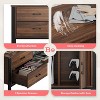 Bestier 80 Inch LED Gaming TV Stand with Glass Shelves - 2 of 4