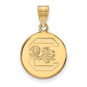 Black Bow Jewelry 14k Yellow Gold South Carolina Gamecocks NCAA Medium Pendant - 1 of 3