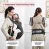 BabbleRoo Grow Carrier – 6-in-1 Baby Carrier with Hip Seat, Ergonomic & Adjustable Toddler Carrier, Newborn to Toddler, with Lumbar Support & Sunshade - 4 of 4