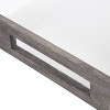 Kate and Laurel Ehrens Tray, 13x17, Gray and White - 4 of 4