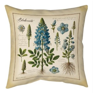 Floral 18 Inch Climaweave Pillow – Bluebonnets 2 Pattern by Manual Woodworkers and Weavers - 1 of 3
