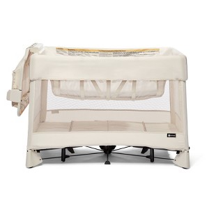 4moms Breeze Plus Playard Easy, One-Handed Setup with Removable Bassinet & Flip Changer - 1 of 4
