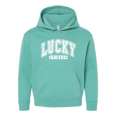 The Juniper Shop Lucky Vibes Distressed Youth Graphic Hoodie