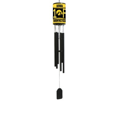 NCAA Wind Chime, #1 Fan with Team Logo - Iowa Hawkeyes