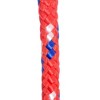 Richelieu KingCord Polypropylene Diamond Braid Rope 100' - Red and Black - 4 of 4