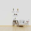 FONTOI 17.72" Floating Shelves, Wall Mounted Shelves for Bathroom, Living Room, Kitchen, Hanging Shelf for Books/Decor, Black, 4.92"*1.97"*17.72" - 4 of 4