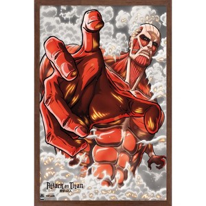 Trends International Attack on Titan: Season 2 - Armored Titan Framed Wall Poster Prints - 1 of 4