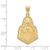 Black Bow Jewelry 14k Yellow Gold Purdue Boilermakers NCAA Extra Large Pendant - 2 of 3