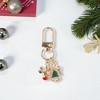 Unique Bargains Christmas Keychain Lobster Clasp Zinc Alloy 2.17" 1 Pc - 4 of 4