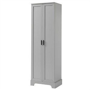 Tramull 2-Door Storage Cabinet with Adjustable Shelves for Bathroom, Office & Home, Easy Assembly - 1 of 4
