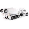 Peterbilt 567 with McNeilus Bridgemaster Mixer White and Gray 1/50 Diecast Model by Diecast Masters - 3 of 3