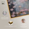 Art Remedy Pink Impressionisty Lilypads Impressionism Wall Art Framed - 4 of 4