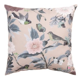 Manual Woodworkers & Weavers FLOURSACK Flutter Pink Pillow – Durable Climaweave 18" - 1 of 3