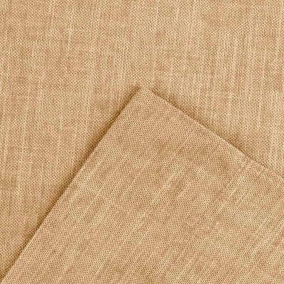 Butter Yellow Poly Cotton Duck Fabric Tailored Swag Valance