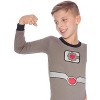 Justice League Boys Cyborg Cotton Costume Pajama Set - 3 of 3