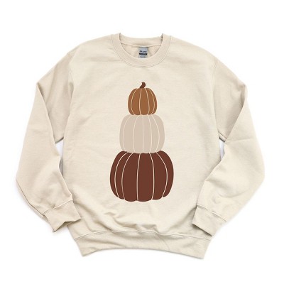 Simply Sage Market Women's Graphic Sweatshirt Pumpkins Stacked