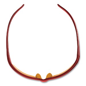 Equalizer Safety Glasses, Red Frames, Amber/Yellow Lens, 12/Box Equalizer Safety Glasses, Red Frames, Amber/Yellow Lens, 12/Box